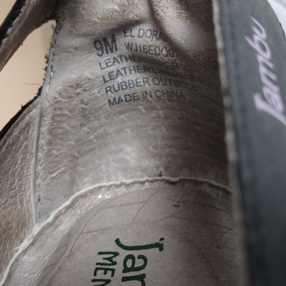 JAMBU Memory Foam Green Leather Sandals | Size 9M - Picture 10 of 13